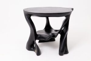Sculptural Coffee Table, Solid Wood, Contemporary Design, Handmade, gallery view 2