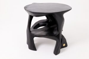 Sculptural Coffee Table, Solid Wood, Contemporary Design, Handmade, gallery view 12
