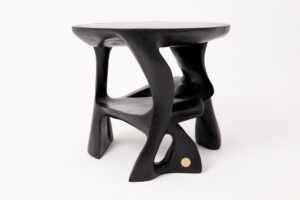 Sculptural Coffee Table, Solid Wood, Contemporary Design, Handmade, gallery view 16