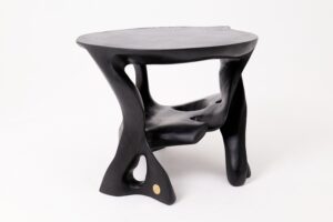 Sculptural Coffee Table, Solid Wood, Contemporary Design, Handmade, gallery view 17