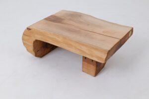 Side Table, Organic, Live-Edge, Walnut, Rustic, Minimalist Handmade, gallery view 3