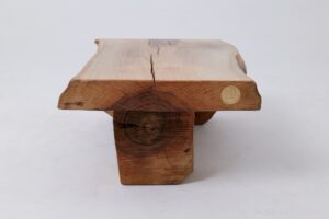 Side Table, Organic, Live-Edge, Walnut, Rustic, Minimalist Handmade, gallery view 6