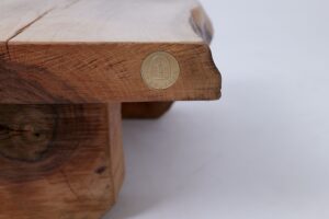 Side Table, Organic, Live-Edge, Walnut, Rustic, Minimalist Handmade, gallery view 7