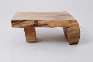 Side Table, Organic, Live-Edge, Walnut, Rustic, Minimalist Handmade, gallery view 9