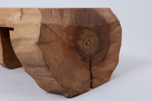 Side Table, Organic, Live-Edge, Walnut, Rustic, Minimalist Handmade, gallery view 12