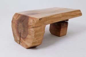 Side Table, Organic, Live-Edge, Walnut, Rustic, Minimalist Handmade, gallery view 13