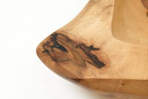 Live Edge Wood Bathroom Sink, Basin, Solid Wood, Walnut, Handmade, gallery view 7