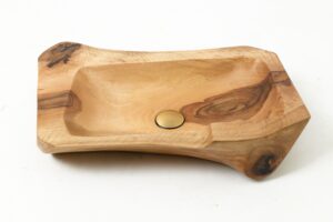 Live Edge Wood Bathroom Sink, Basin, Solid Wood, Walnut, Handmade, gallery view 13