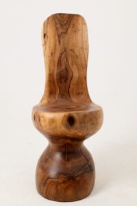 Chair , Carved From Single Piece of Walnut Wood, Log Furniture, gallery view 18