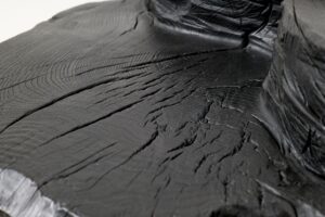 Sculptural Coffee Table, Rustic, Burnt Black Wood, Carved, Handmade, gallery view 5