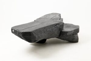 Sculptural Coffee Table, Rustic, Burnt Black Wood, Carved, Handmade, gallery view 15