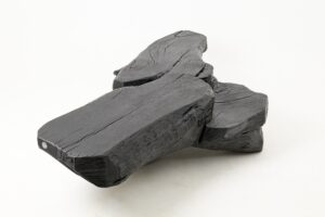 Sculptural Coffee Table, Rustic, Burnt Black Wood, Carved, Handmade, gallery view 16