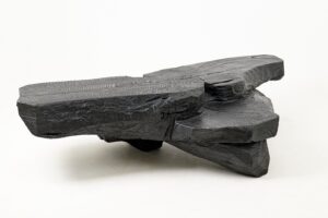 Sculptural Coffee Table, Rustic, Burnt Black Wood, Carved, Handmade, gallery view 18