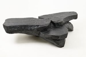 Sculptural Coffee Table, Rustic, Burnt Black Wood, Carved, Handmade, gallery view 19