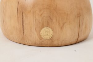 Sculptural Side Table, Stool, Solid Wood, Walnut, Contemporary Design, gallery view 8